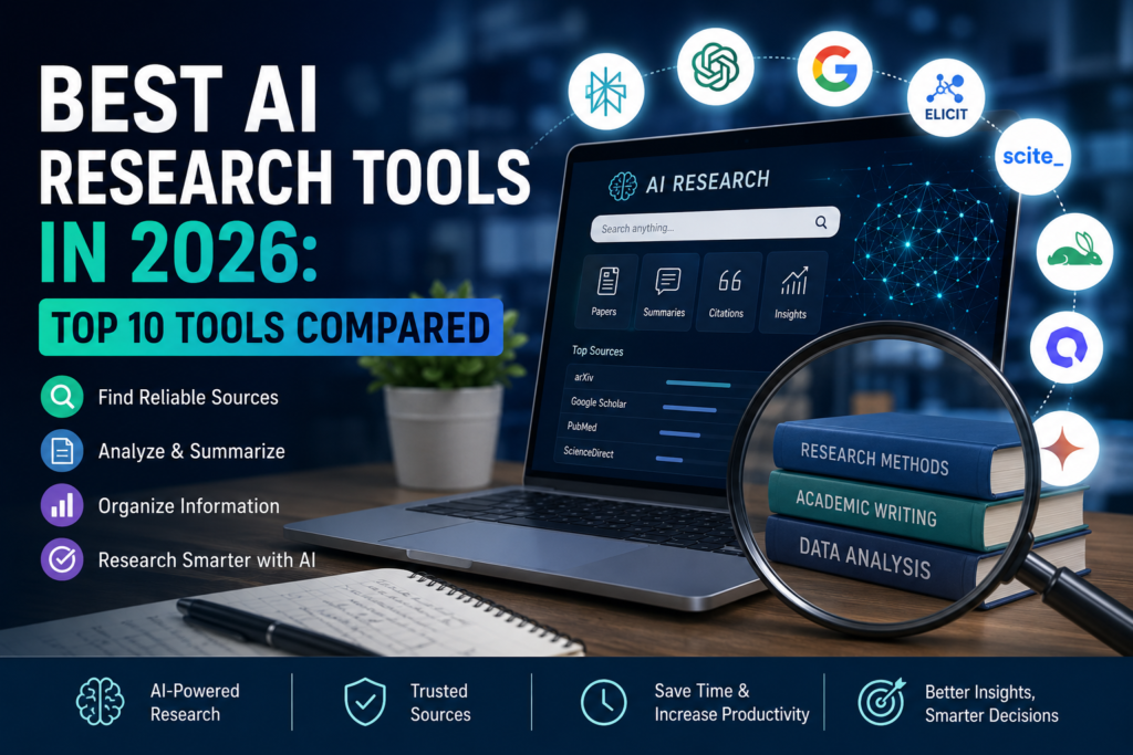 Best AI Research Tools in 2026: Top 10 Tools Compared